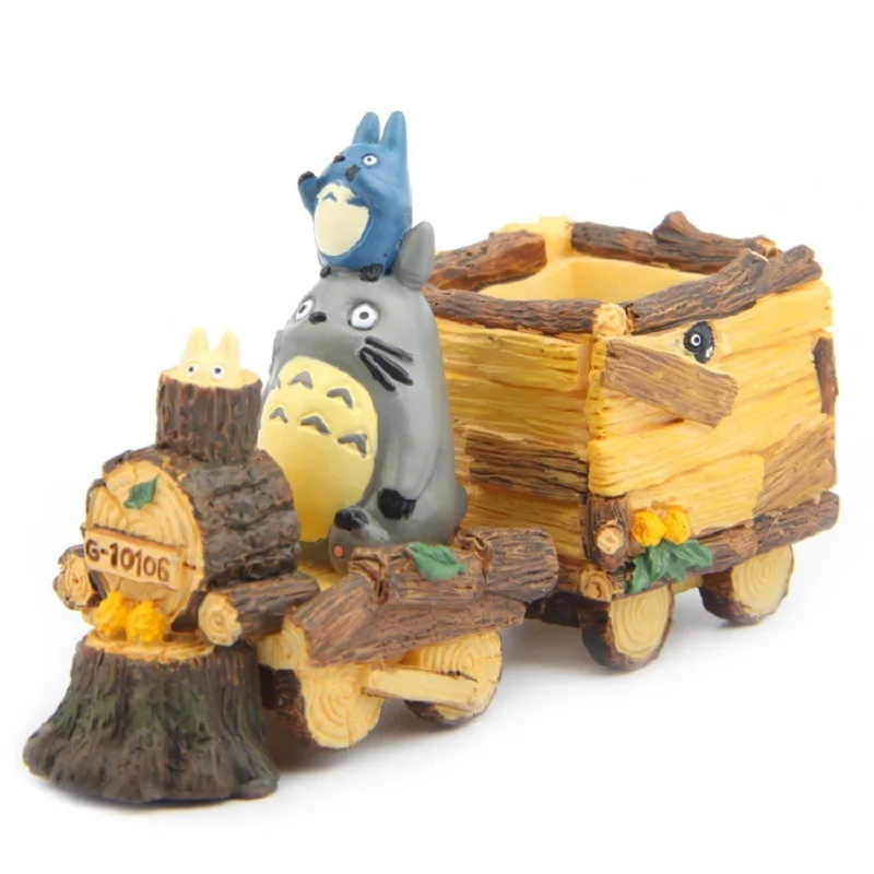 Студия Ghibli Миядзаки Хаяо маленький мини Тоторо локомотив цветочный горшок