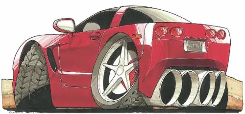 

Летние мужские летние топы из 100% хлопка, футболка, футболка с принтом корветы C5 Koolart, белые смешные футболки с мультяшным принтом