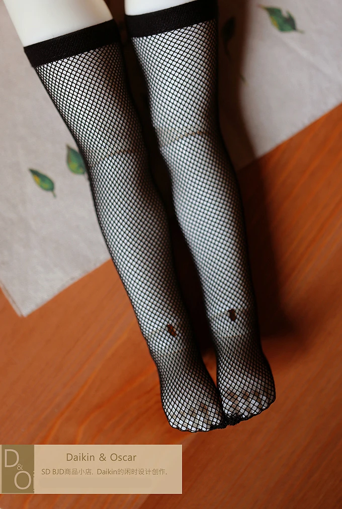 Аксессуары для куклы bjd, кукольный носок для 1/3, 1/4, 1/6, 1/8, 1/12, 12 дюймов, кукольный полосатый носок, шелковые чулки Lei