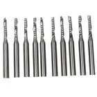 Фрезы вольфрамовые с одной канавкой, 3,175*2,0*12 мм, 10 шт.