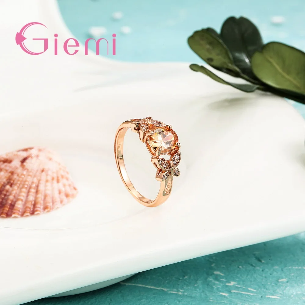 Женский женские кольца на палец жесткий кубический цирконий Кристалл Красивая