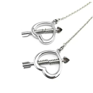 Регулируемые зажимы из нержавеющей стали для игр, фетиш, секс-игрушка