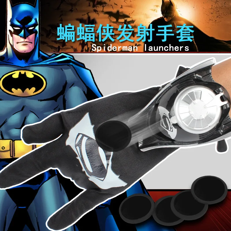 24cm Batman Launcher With Bullet Children Cosplay Toy Anime Hot Movie Gloves Juguetes Kids Christmas Brinquedos Gift | Игрушки и хобби
