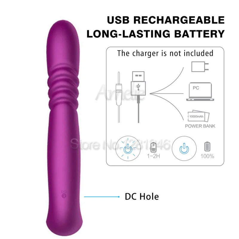 Интеллигентая (ый) нагрева автоматическая телескопическая фаллоимитатор мягкий