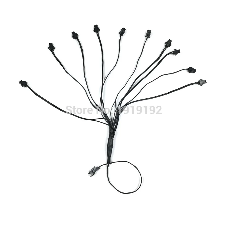 Разъемы для электропровода (1 Штекерный разъем с 2 до 10 гнездовыми разъемами)