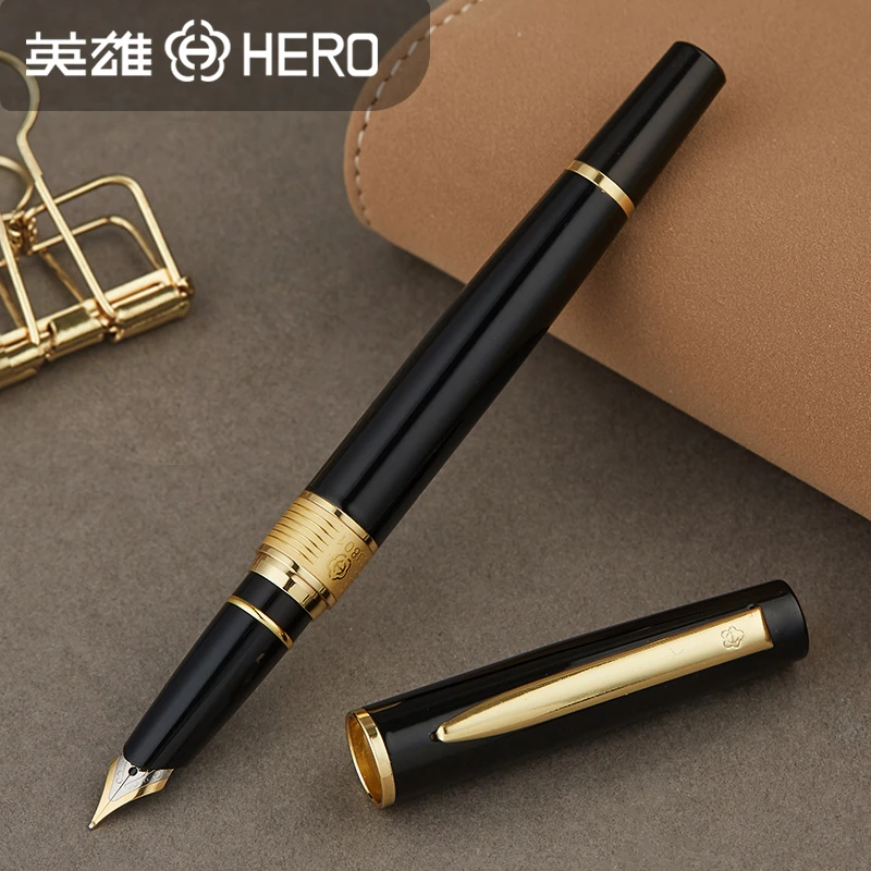 

Оригинальная ручка Hero стандартного типа, металлическая перьевая ручка 3801, чернильная ручка iraurita 0,5 мм