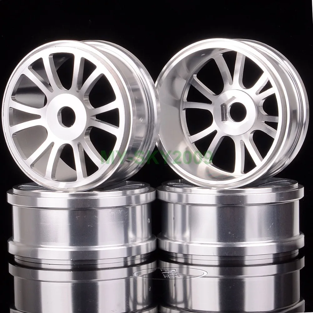 Алюминиевые колеса с шестигранной головкой 4 шт. 17 мм для 1:8 радиоуправляемой