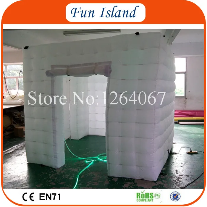 Бесплатная доставка 3х3м кубическая трубка Светодиодная надувная фотокамера