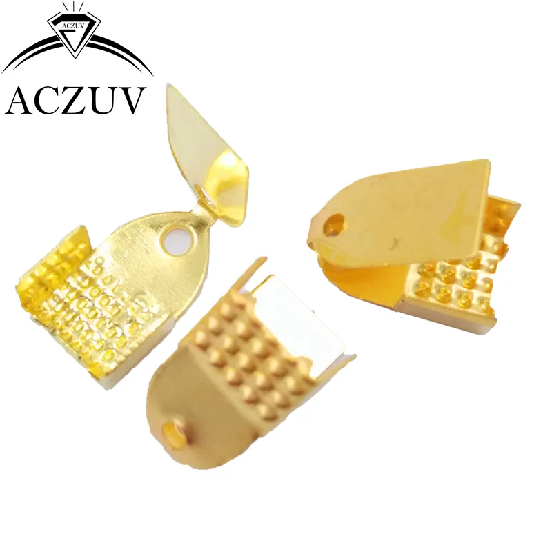 2000 шт./лот украшения концевые колпачки кожаный шнур концы воск хлопок веревка