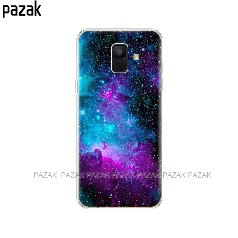 34365 Силиконовый чехол для телефона samsung Galaxy A6 Dual SIM SM A600 A600F, мягкая задняя крышка из ТПУ для samsung A6 Plus A605 A605F pop - Цвет: 34365