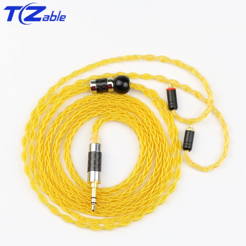 0 78 Pin DIY гарнитура Кабель для IM A2DC MMCX ie80 Hifi наушники обновленный кабель один