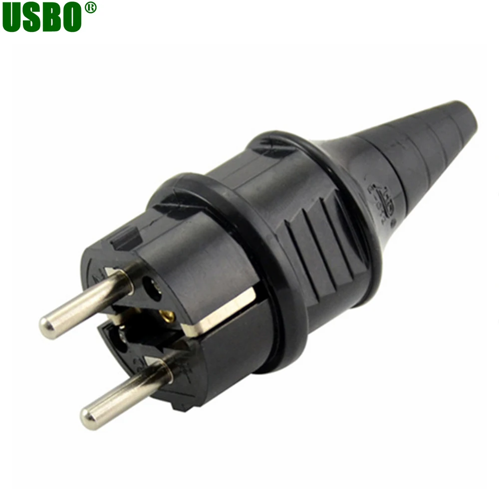 Германия, Россия, Испания, 3 контакта, Elcectrical, AC 250 В, 16A, ЕС, шнур питания, кабель, онлайн разъем питания, тип F