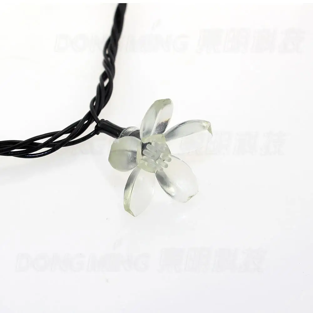 10 м 80 светодиодов красный зелёный синий светодиодный Цветок вишневый цвет