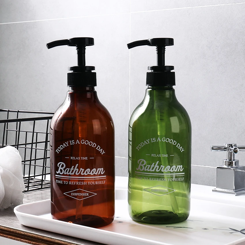 Путешествия лосьон Косметика диспенсер для бутылки 600 мл Пресс головы шампунь