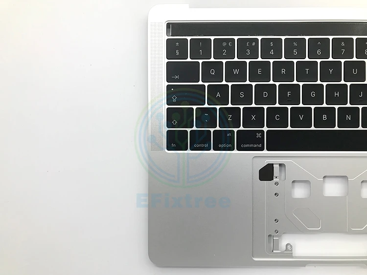 Великобритания Серебряный Topcase C корпус подставка для Macbook Pro retina 13 ''A1706 Топ чехол с раскладкой клавиатуры английский
