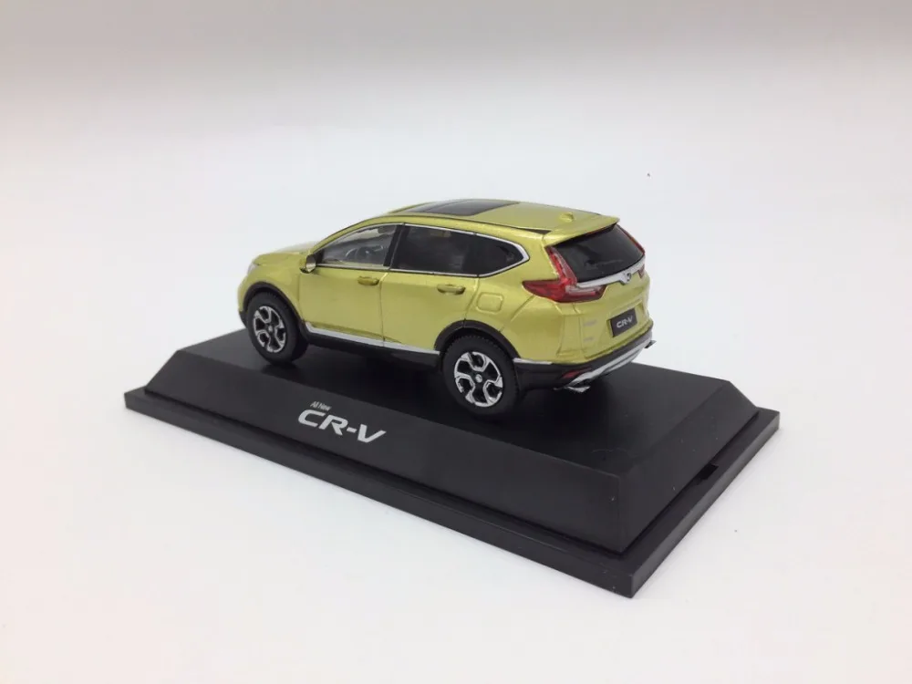 1:43 литая модель для Honda CR-V зеленый внедорожник игрушечный автомобиль миниатюрная коллекция подарки CRV CR V
