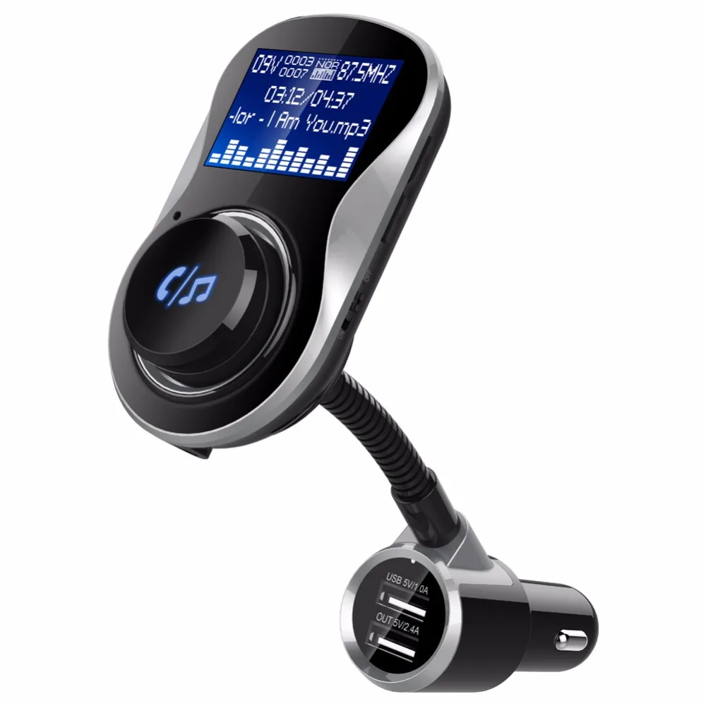 Новый Автомобильный MP3 передатчик гарнитура Blutooth автомобильный комплект FM