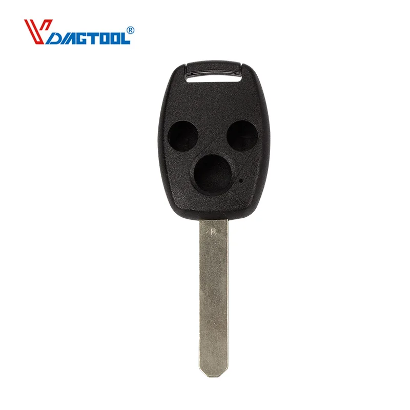 VDIAGTOOL Uncut Blank Blade Key Shell для 3 кнопочного дистанционного ключа Honda с чипом|Ключ от