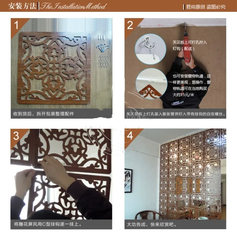 Деревянные экраны для украшения дома разделители комнат biombo separador de ambientes partent|wooden