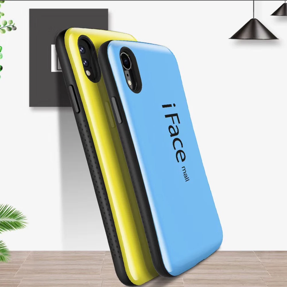Чехол Sinbeda iFace mall для iphone XS XR MAX амортизирующий ударопрочный бампер из