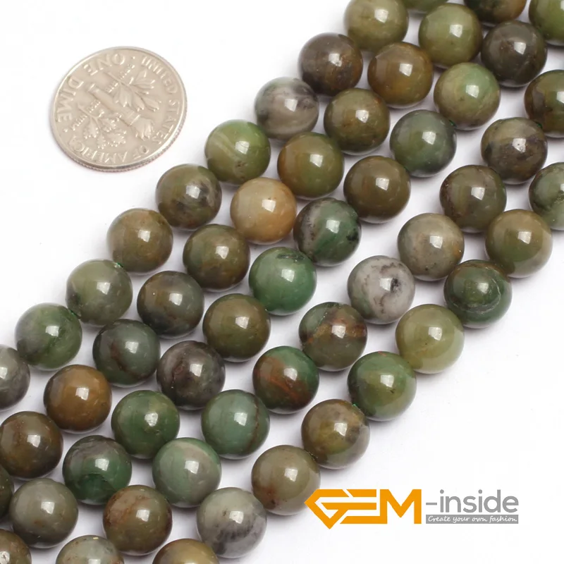 Бусины из зеленого нефрита 6 мм 8 10 мм|beads natural|stone beadsbeads for jewelry making |