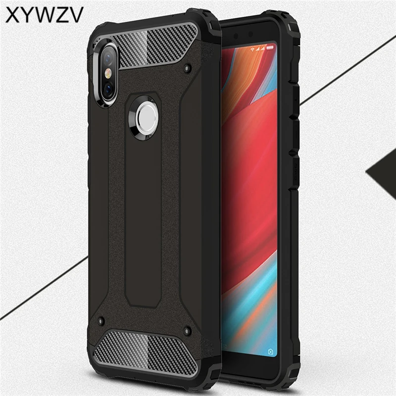 Чехол для Xiaomi Redmi S2 защитный резиновый пластиковый жесткий чехол задней панели