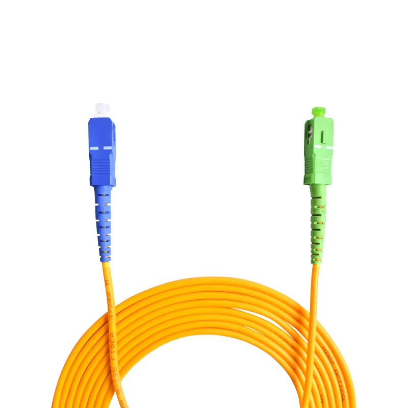 10 шт./лот SC/UPC в SC/APC 3 м Одномодовый FTTH волоконно-оптический патч-корд 3,0 мм симплексный контакт для 5 до 20 метров SC в SC