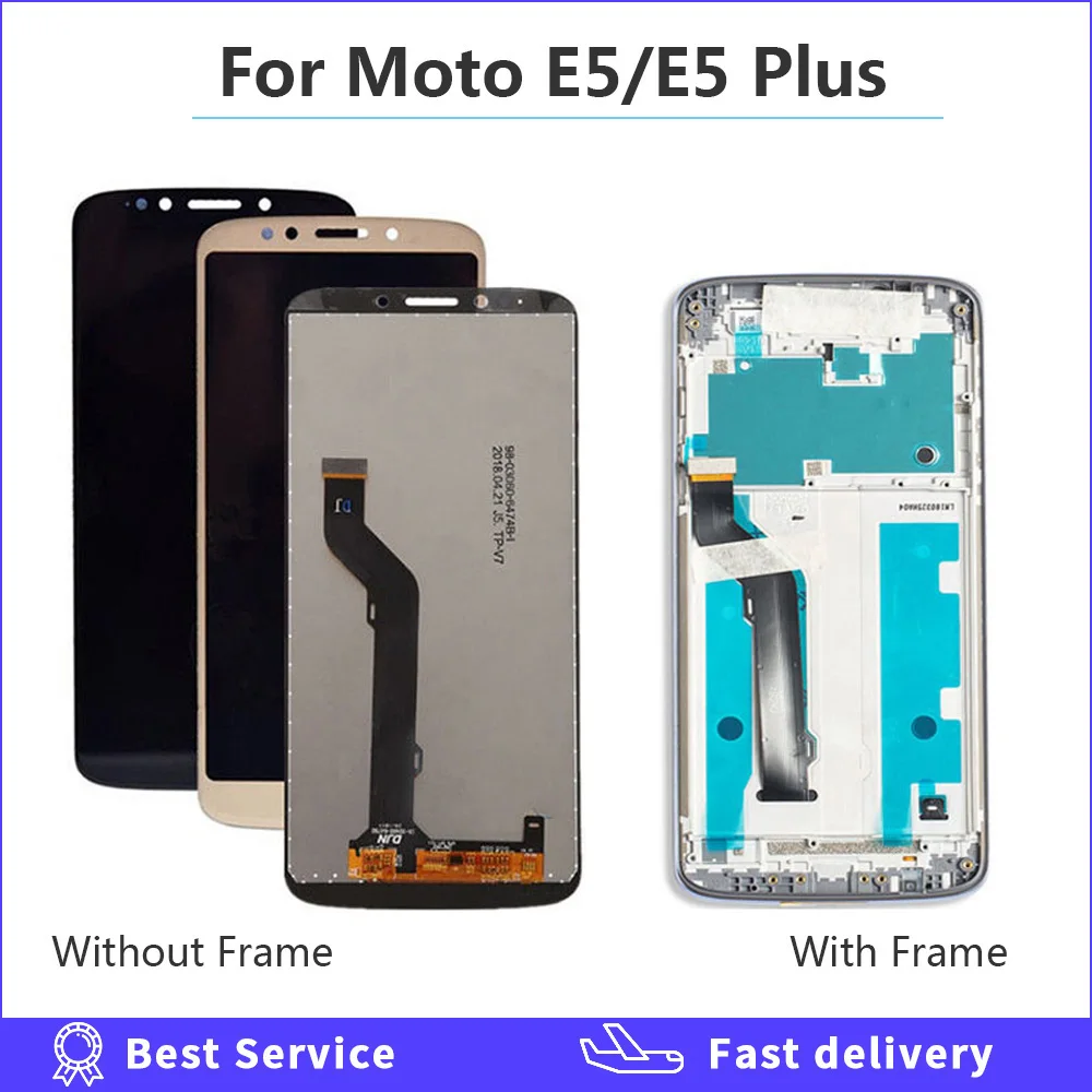 ЖК дисплей сенсорная панель со стеклянным сенсором в сборе для Motorola Moto E5 XT1944/E5 Plus
