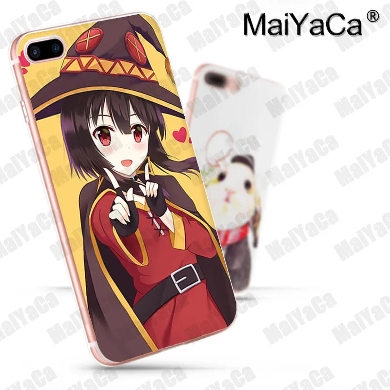 Чехол для телефона MaiYaCa японский аниме Konosuba Megumin Style iphone SE 2020 11 pro 8 7 66S Plus X 5S XS XR