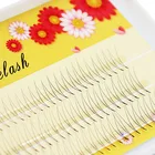 Накладные ресницы Kimcci, ресницы 2D для наращивания с изгибом 0,07 C, натуральные мягкие длинные черные, профессиональные норковые ресницы