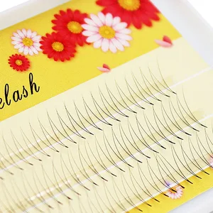 Накладные ресницы Kimcci, ресницы 2D для наращивания с изгибом 0,07 C, натуральные мягкие длинные черные, профессиональные норковые ресницы