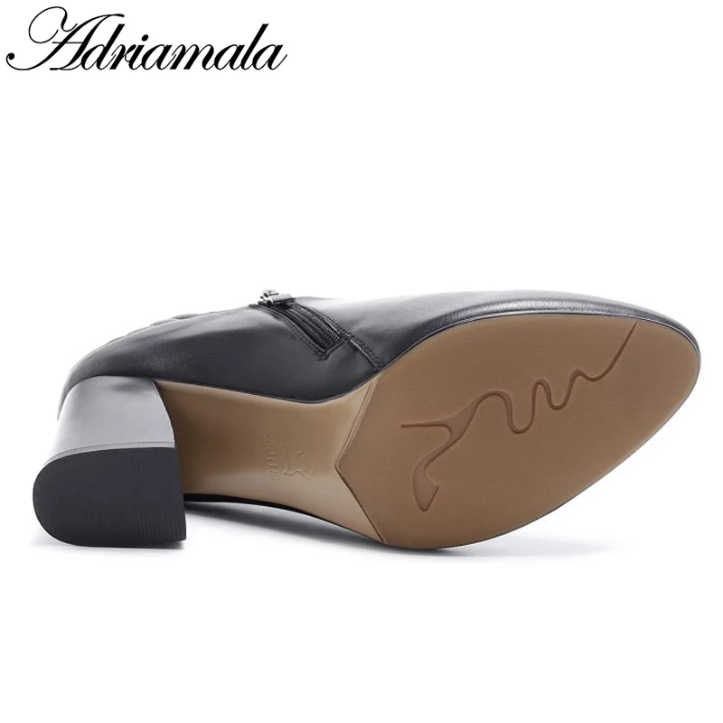 2017 Ботильоны из натуральной кожи для Для женщин осень Брендовая дизайнерская