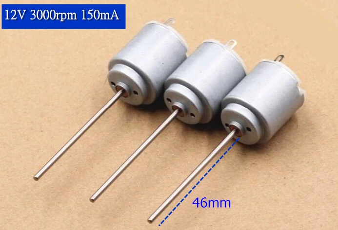 5-кратный длинный двигатель постоянного тока R140 хорошего качества 12 В 3000 об/мин мА