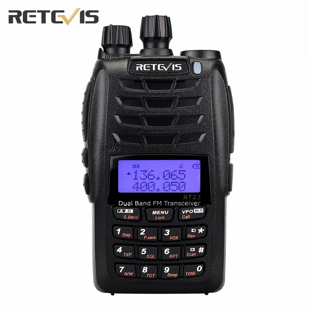 3 шт. Retevis RT23 рация поперечный ретранслятор 5 Вт двухдиапазонный UHF VHF Dual PTT/Receive 128Ch