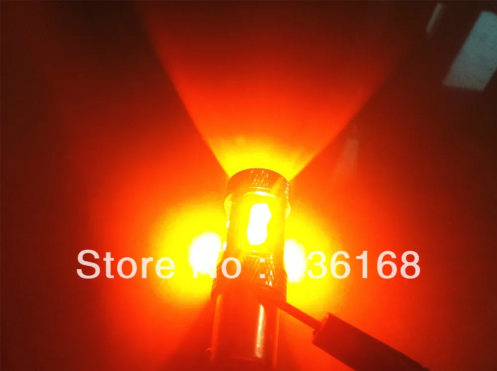 30 Вт желтый/оранжевый CANBUS ERROR FREE CREE чипы светодиодный T20 7440 W21W автомобильный сигнал поворота светильник