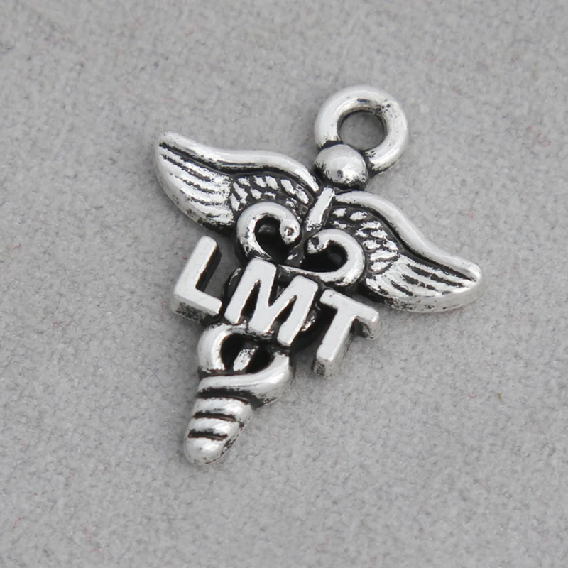 

Fashion Alloy Therapist Medical LMT DYI vintage METAL Charms pendant jewelry making accessorie 19*23mm 50pcs