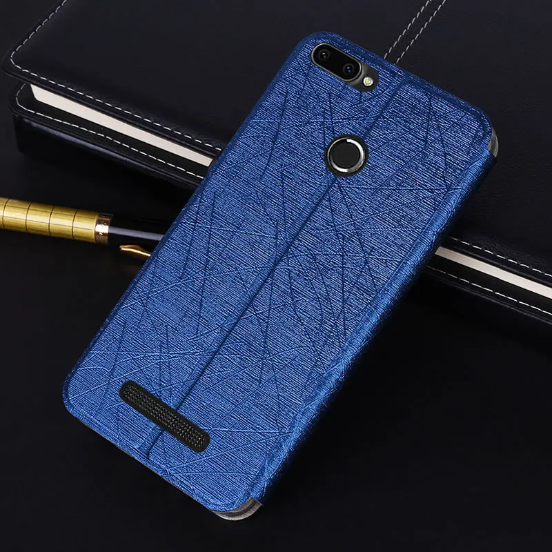 Синий Флип-чехол JONSNOW для lenovo K5 Play K320t, роскошный кожаный защитный чехол для lenovo A5 K5 Pro K5S S5 Z6 Lite Z6 Pro, чехол для телефона - Цвет: Синий