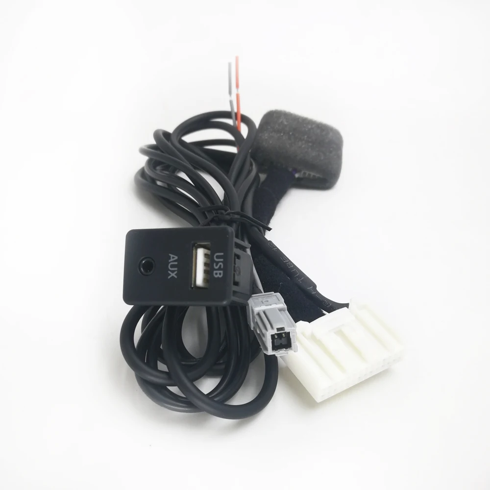 Автомобиль DIY AUX USB Комплект USB/AUX панель Переключатель 28Pin порт для Toyota Corolla Rav4 Highlander Land Cruiser Camry