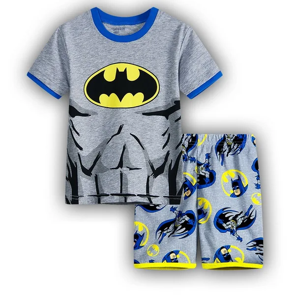 New Arrivals 2pcs Baby Boys Kids Children Short Sleeve Cartoon Pajamas Sleepwear Homewear T-shirt Top Pants Clothing Sets SP24 | Детская