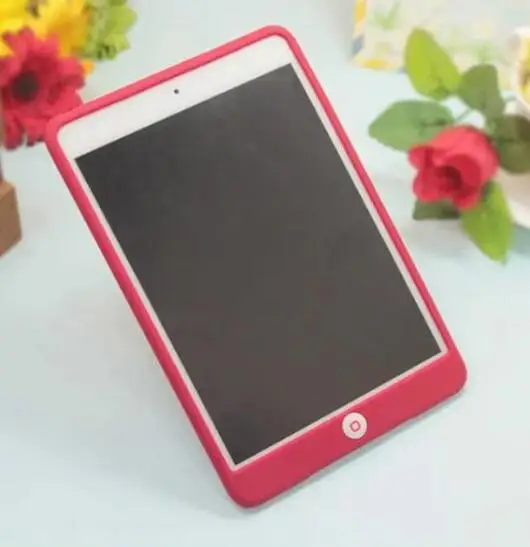 Красный Твердый резиновый защитный чехол для iPad Air 1 силиконовый чехол A1474 A1475 яркий противоударный чехол для iPad Air 1 резиновый чехол 9,7'' - Цвет: Красный