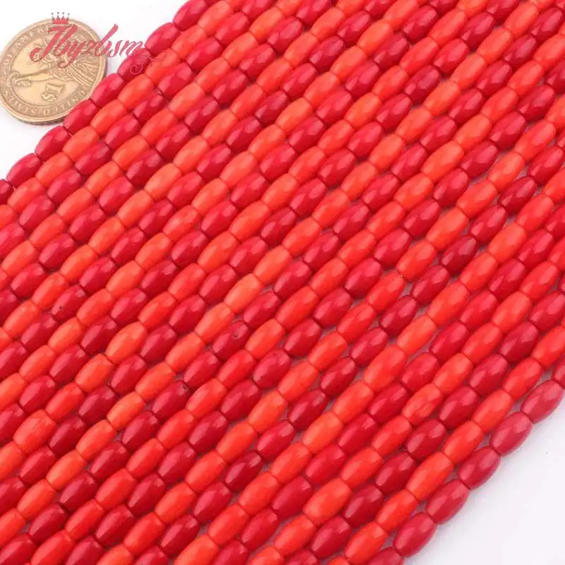 

5x8 мм гладкие коралловые бусины из натурального камня бусины для DIY ожерелья Браслеты Серьги Женские Изготовление ювелирных изделий 15 дюймо...