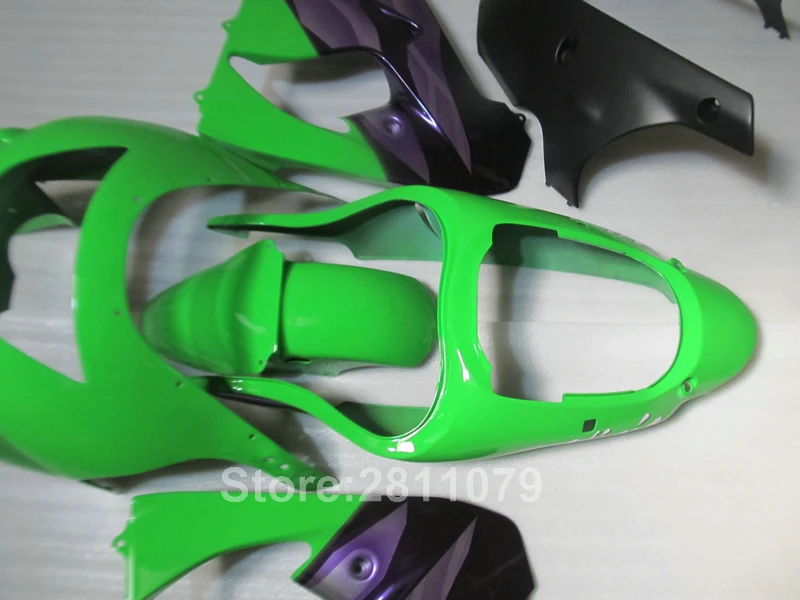 Бесплатная 7 подарков комплект обтекателей для Kawasaki ninja ZX9R 98 99 зеленого и