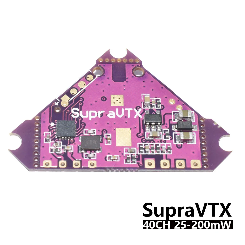 

Передатчик Supra-VTX 5,8G 40CH 25 мВт 100 мВт 200 мВт OSD Регулируемый для матового гоночного квадрокоптера Bwhoop Mobula7 Mobula6 FPV
