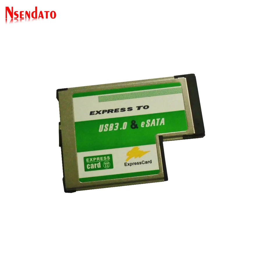 Новый Скрытая cardbus Express к USB 3.0 + ESATA II 2.0 Combo для Card ExpressCard 54 мм адаптер | Компьютеры и