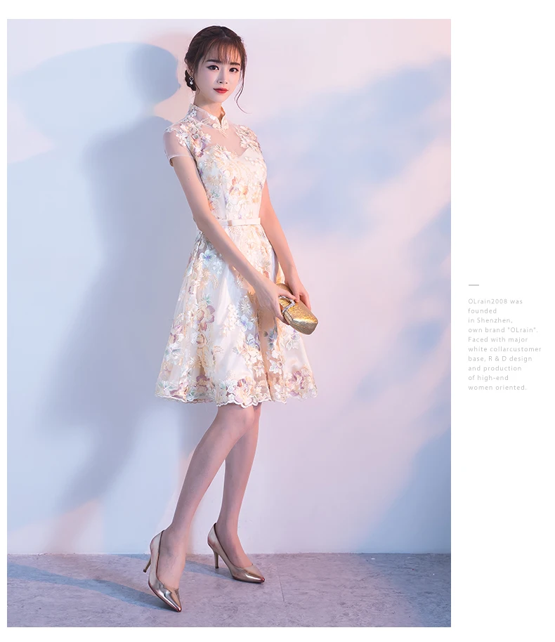 Robe de soiree, Новое поступление, летнее кружевное вечернее платье трапециевидной формы с аппликацией, vestido de festa, элегантные платья для выпускного вечера, вечерние платья