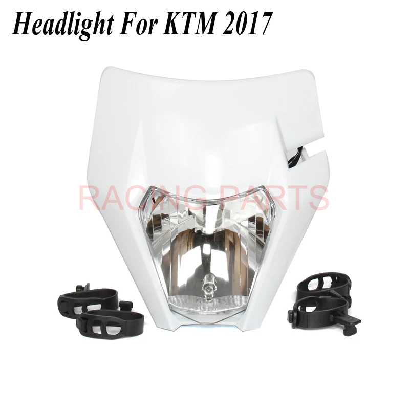 Motorcycle Headlight Headlamp For 2017 18 Headligt EXC XCF SX F SMR Enduro Dirt Bike Motocross Supermoto H4 Bulb | Автомобили и