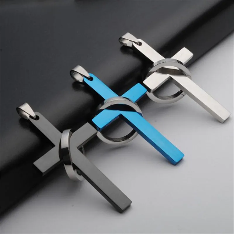 Классические мужские молитва крест Библии кулон Цепочки и ожерелья