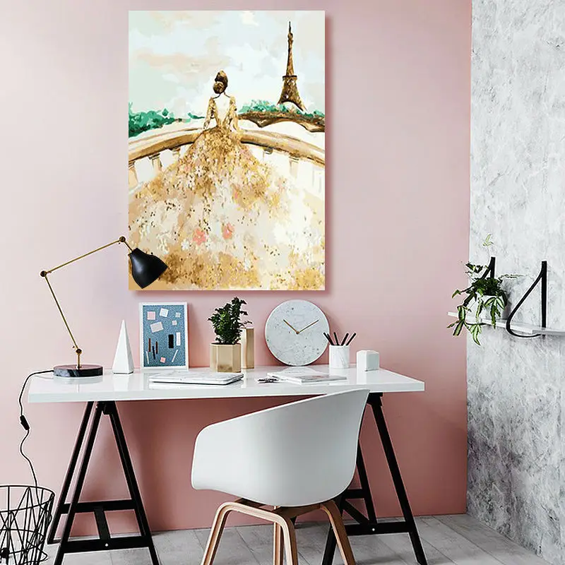 

coloring by numbers Paris wedding veil digital paint by numbers diy digital painting modular painting picture by numbers