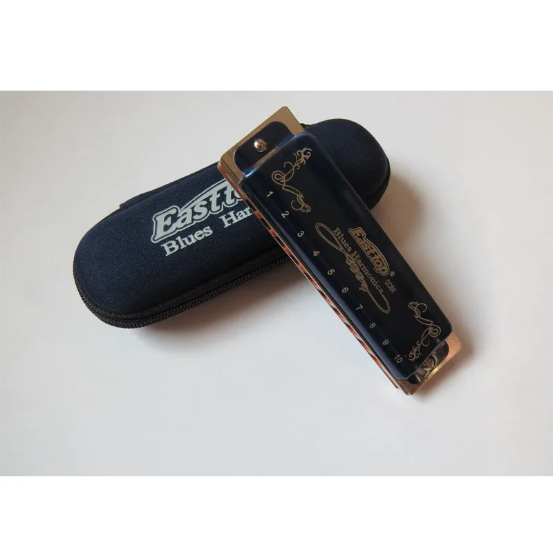 EASTTOP T008K ключ B Новый Голубой цвет губные гармоники латунь reedplates Фосфорная бронза