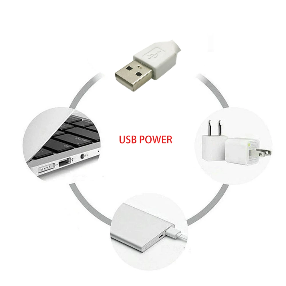 Светодиодная лента 5 В USB 2835 желсветильник и розовая гибкая 0 м 1 2 3 4 м|Светодиодные